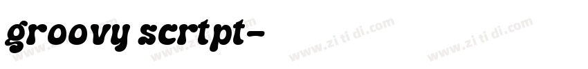 groovy scrtpt字体转换
